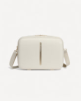 شنطة مكياج بحامل قابل للتعديل لون اوف وايت